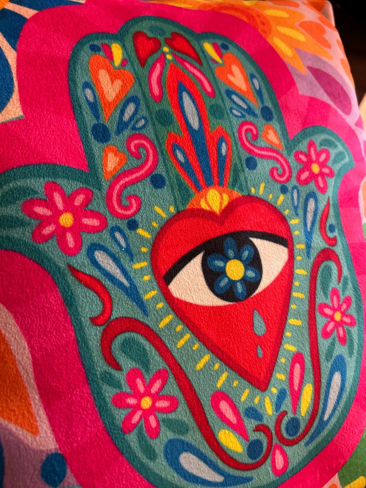 Funda cojín- Mano de Fátima