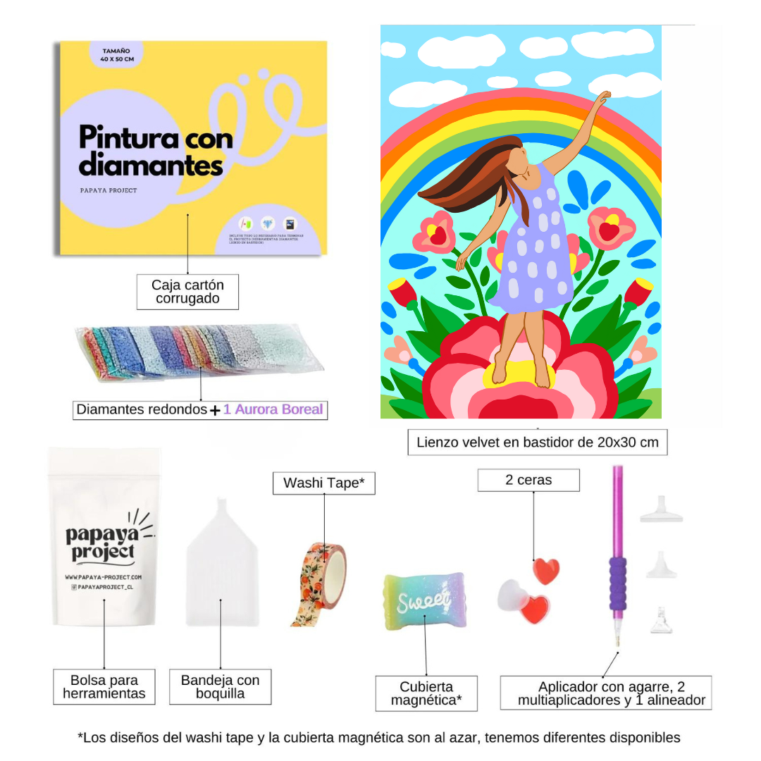 Pinta con diamantes KIT PLUS✨-mujer florece - La flor de Frida Default Title La flor de Frida