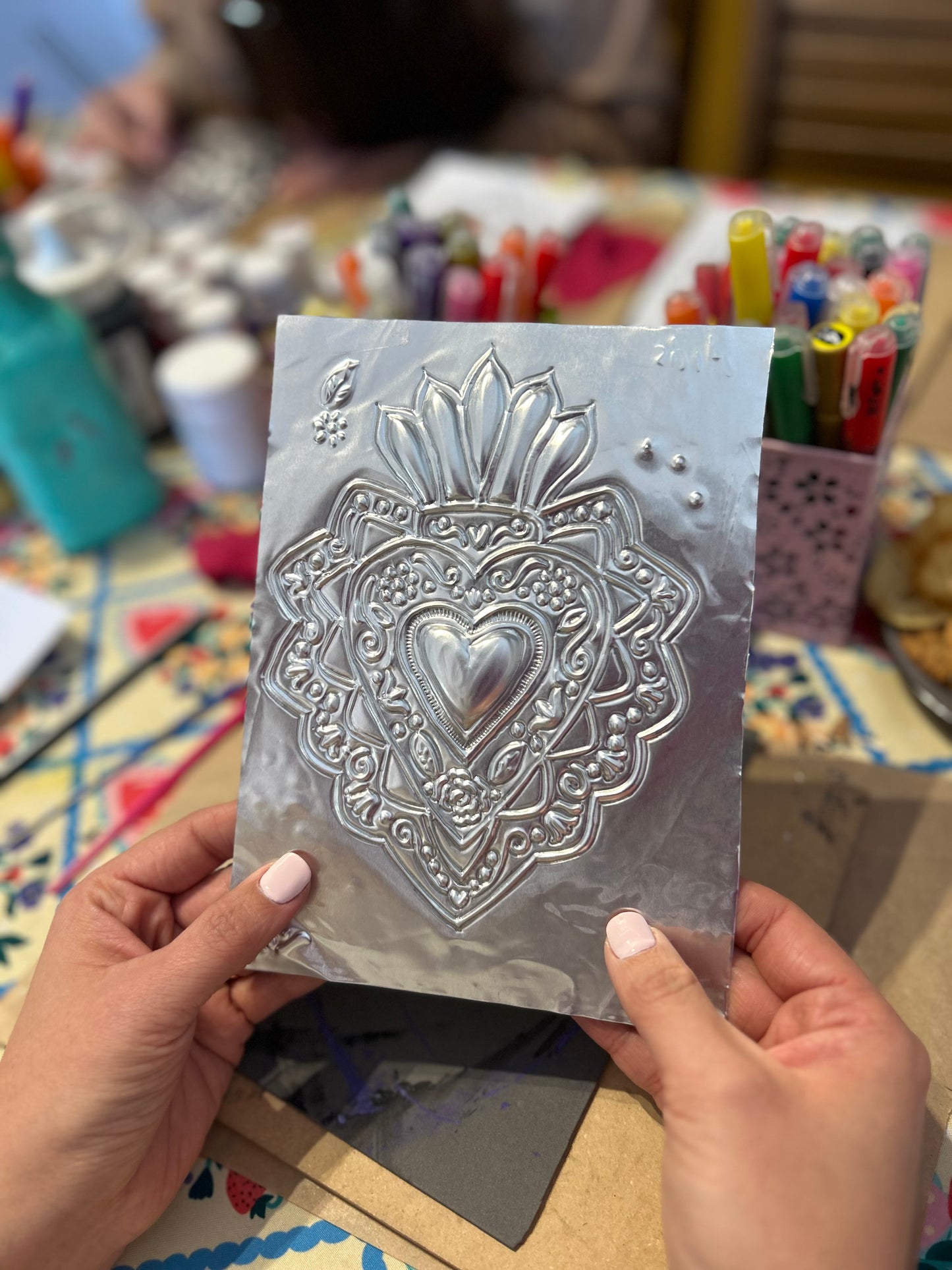 Taller repujado-Sábado 29 de Noviembre de 11-14 hrs