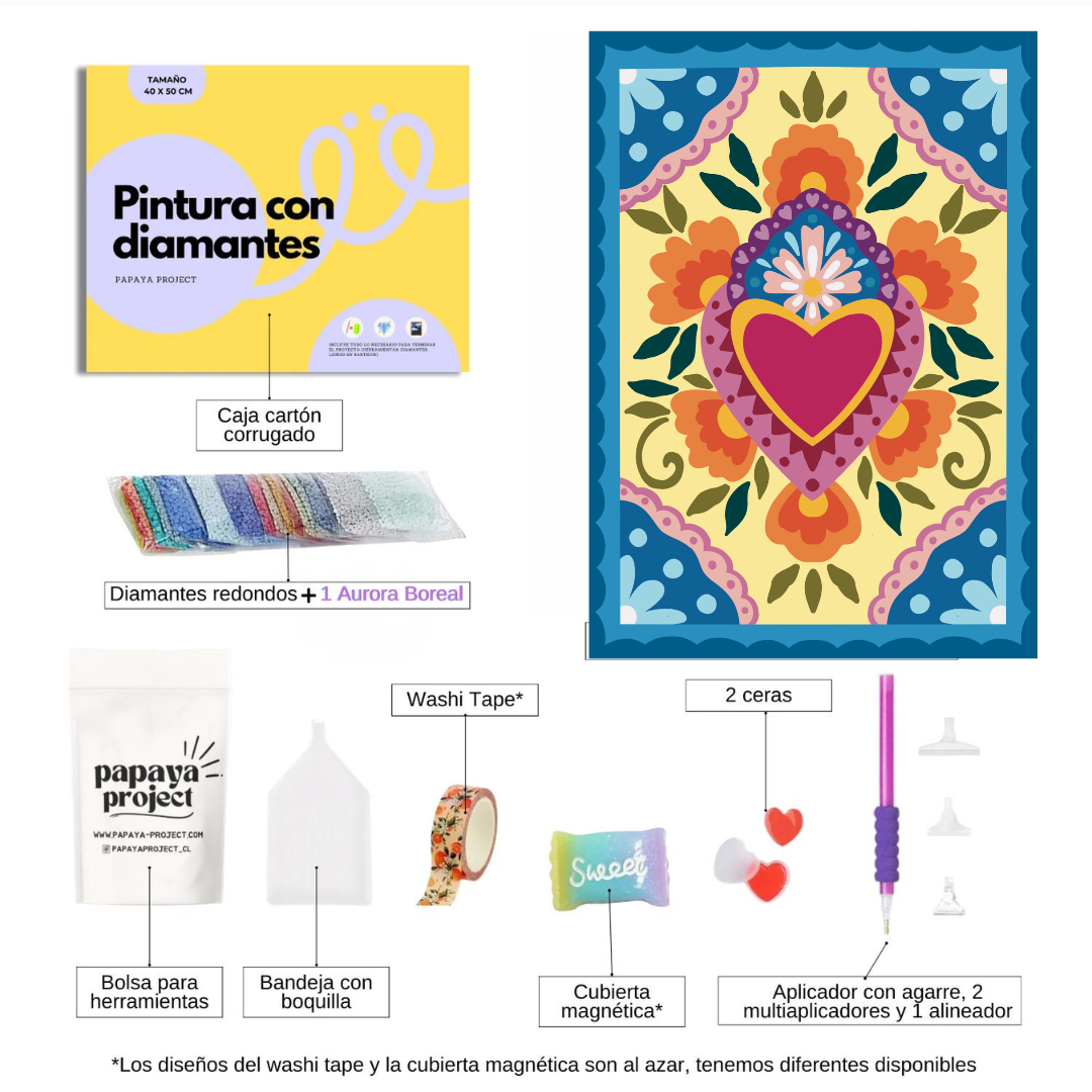 Pintura con diamantes-✨ KIT PLUS✨Brillo Mexicano