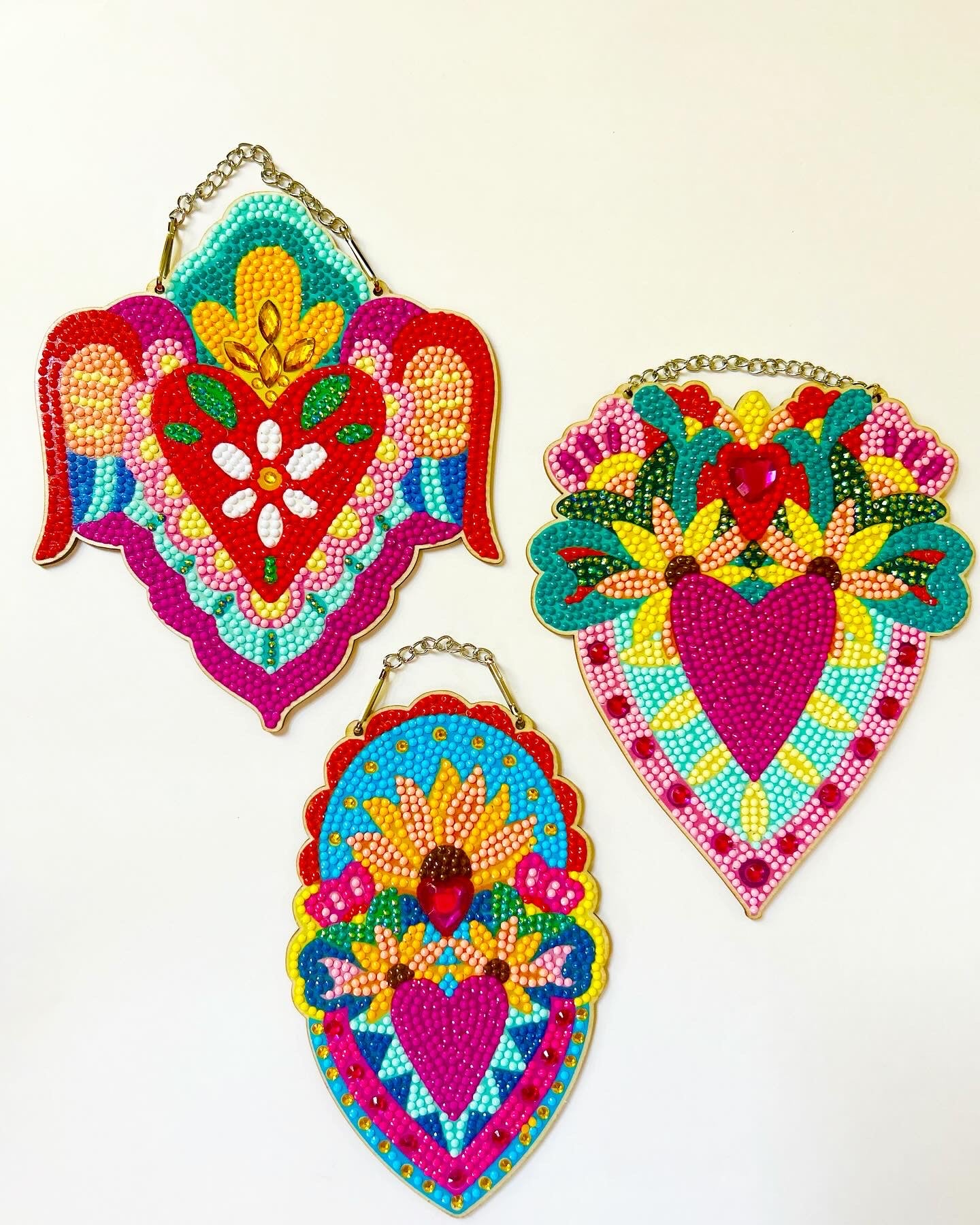 Pinta con diamantes-Trilogia corazones mate