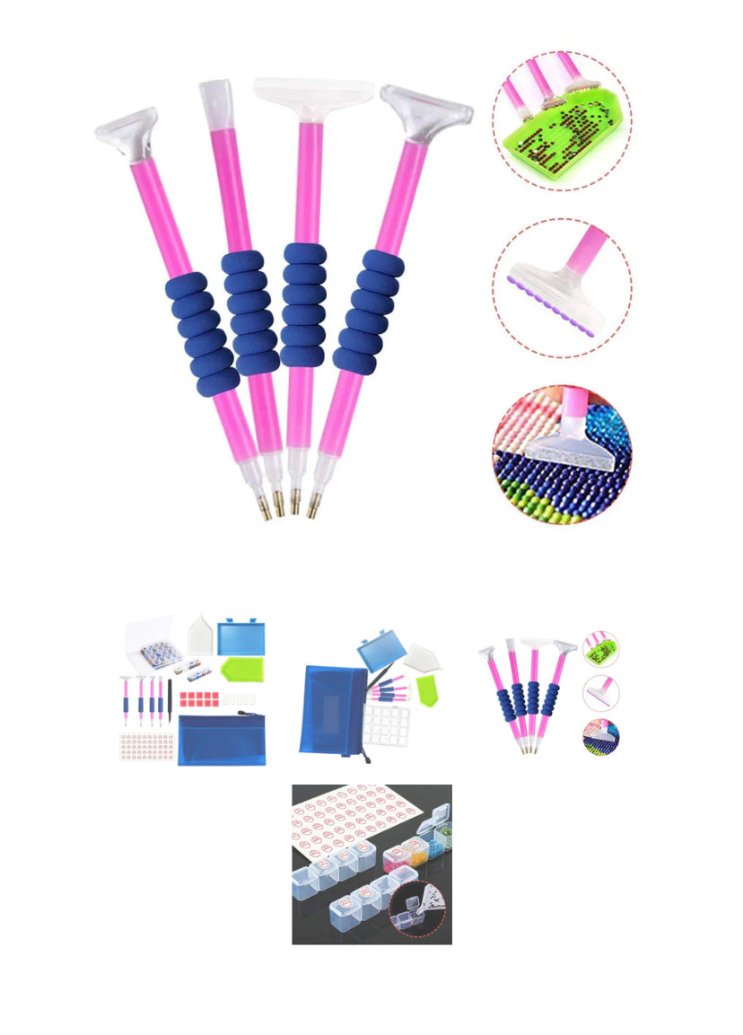 Kit 31 accesorios para pinta diamante - La flor de Frida Default Title La flor de Frida