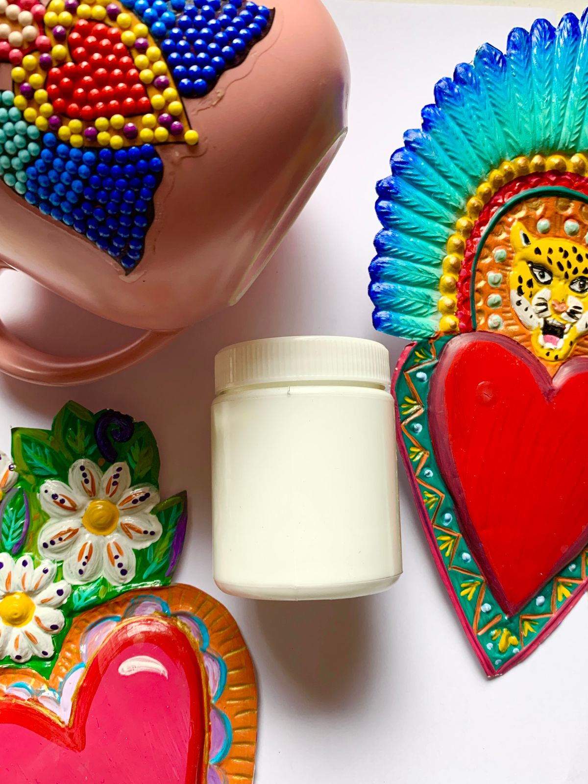 Porcelanizador ( Barniz, sella pinta diamante, decoupage) - La flor de Frida Default Title La flor de Frida