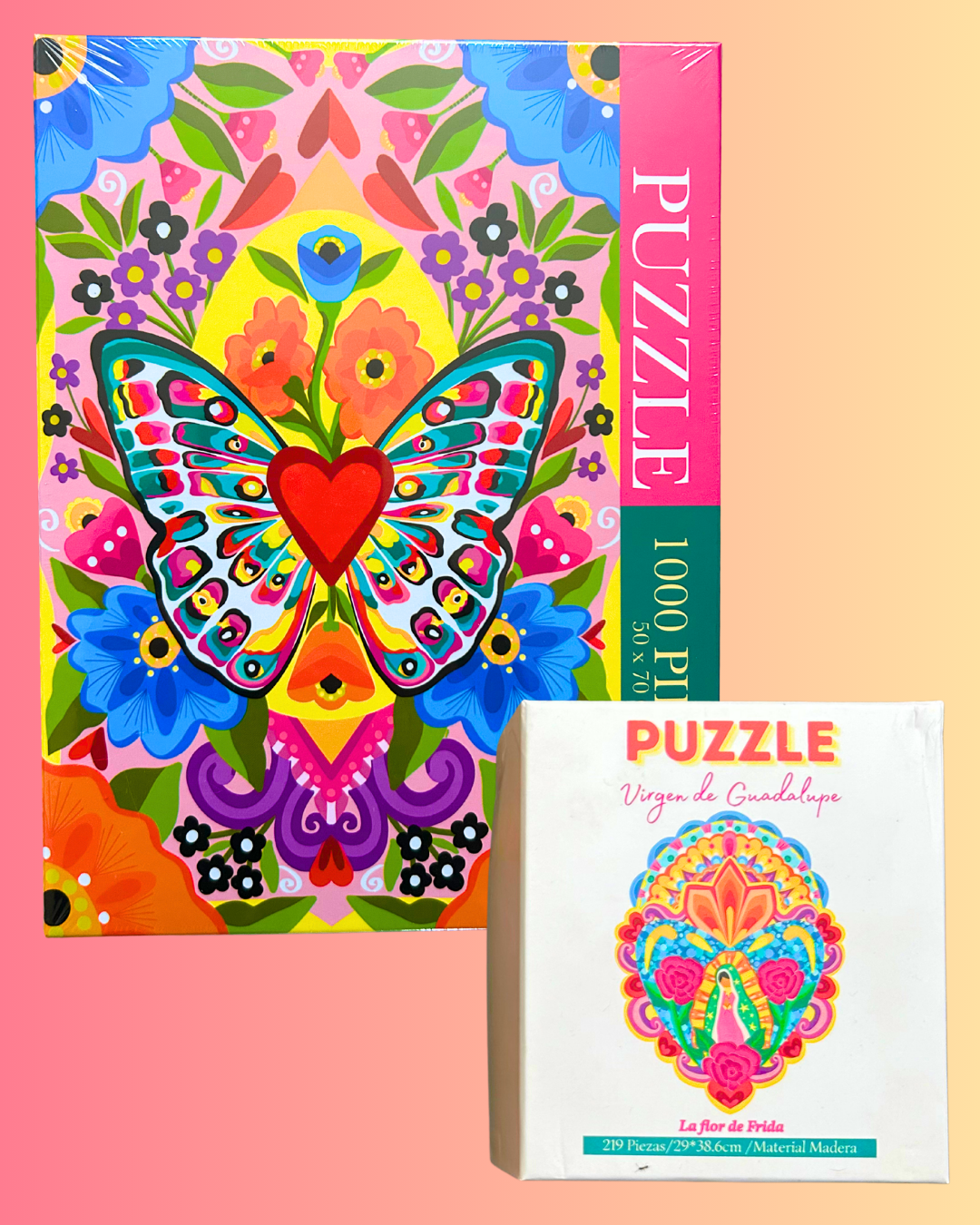 PROMO puzzle 1000 piezas+puzzle de madera