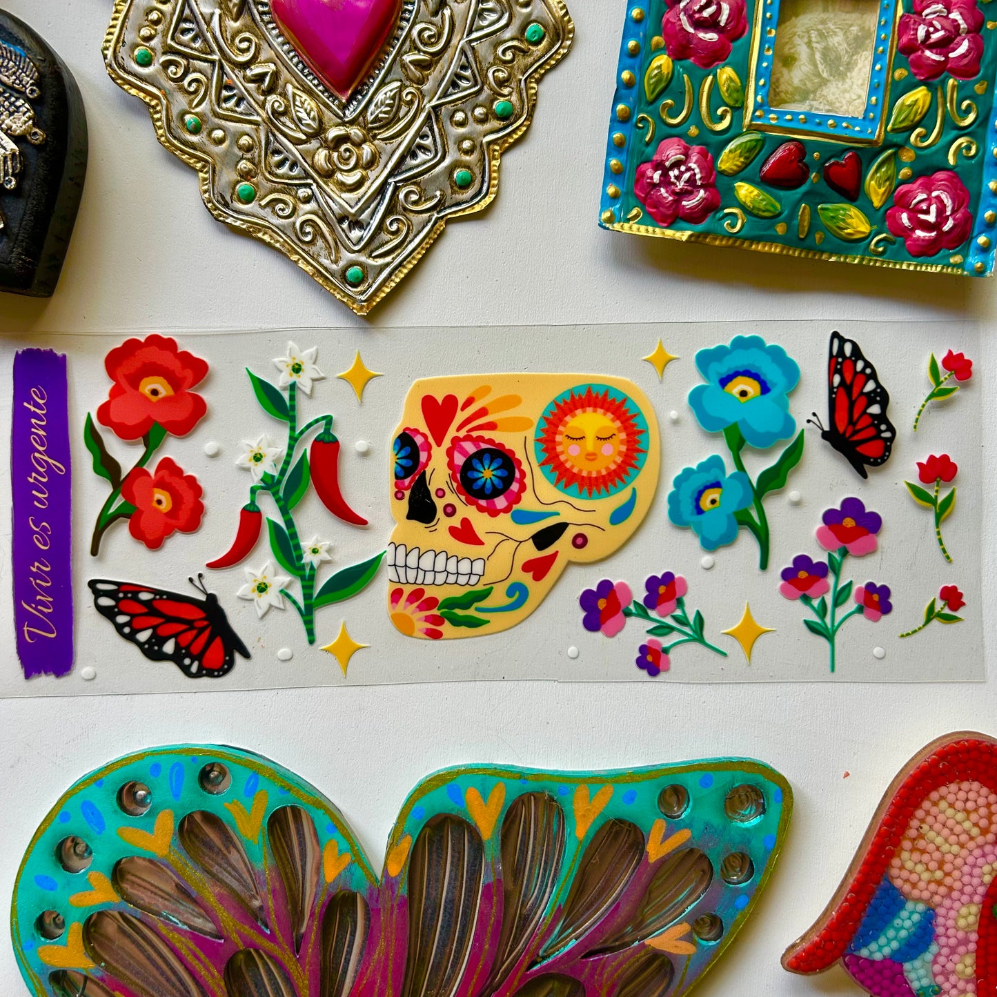 Stickers transferibles -Vivir es urgente