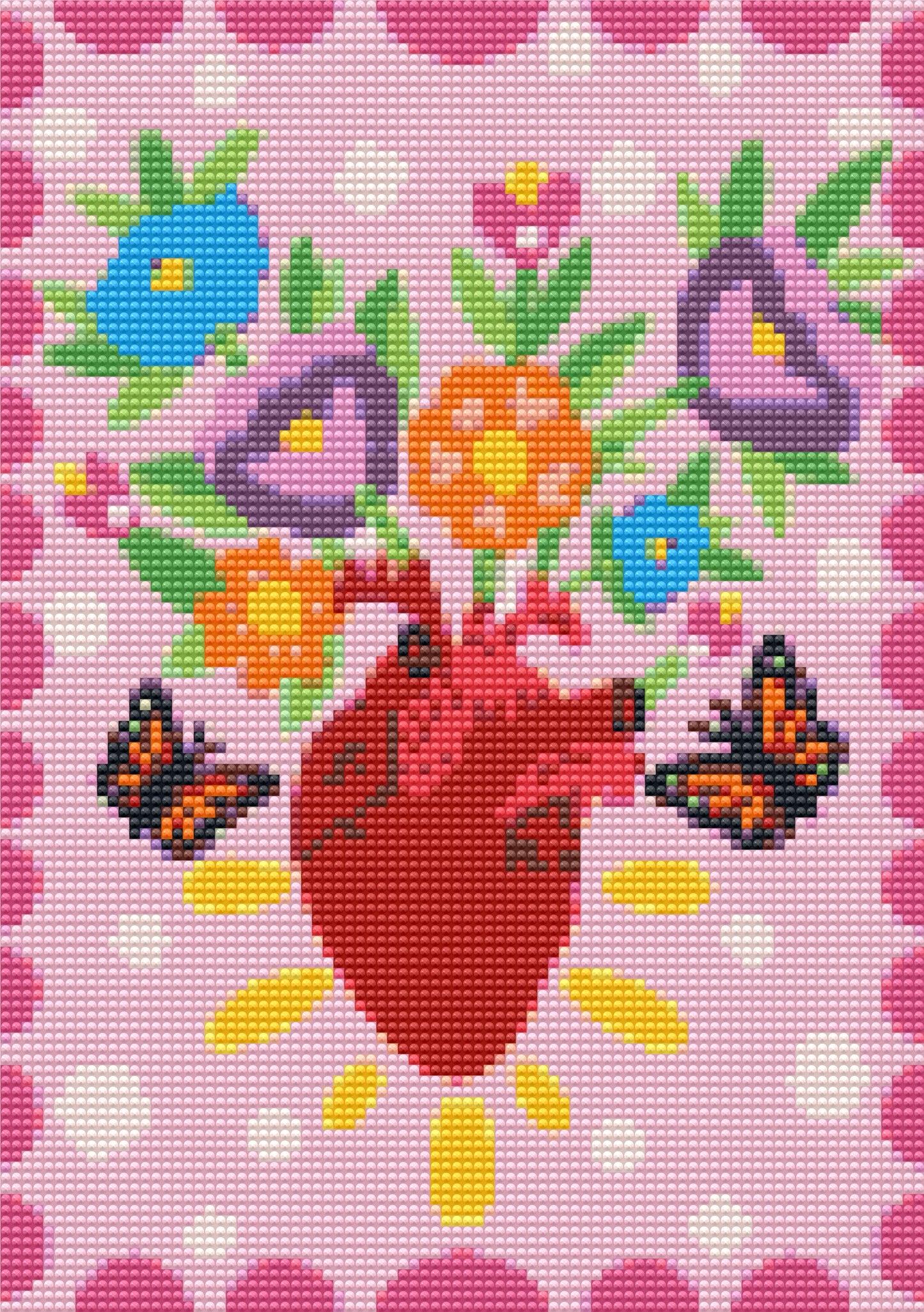 Pinta diamantes KIT PLUS✨-Corazón que florece