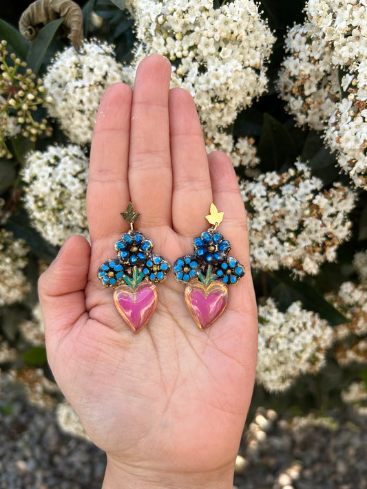 Aretes-Ramito azul II
