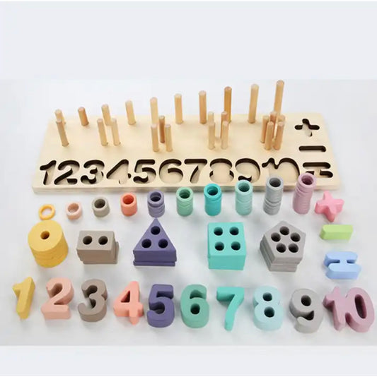 Juego de encaje númerico