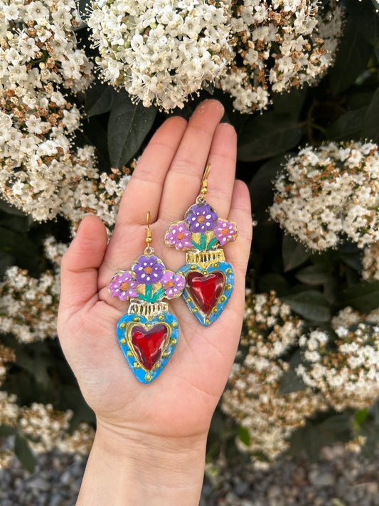 Aretes- florecitas