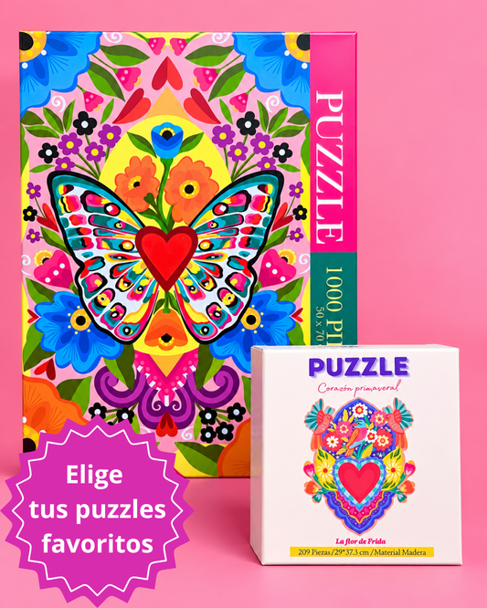 PROMO puzzle 1000 piezas+puzzle de madera