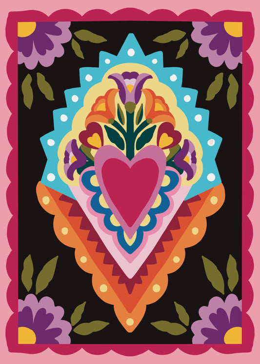 Pintura con diamantes-✨ KIT PLUS✨Corazón Artesano