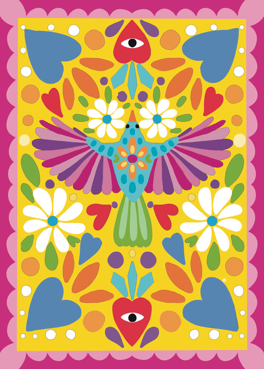 Pintura con diamantes-✨ KIT PLUS✨Pájaro amarillo