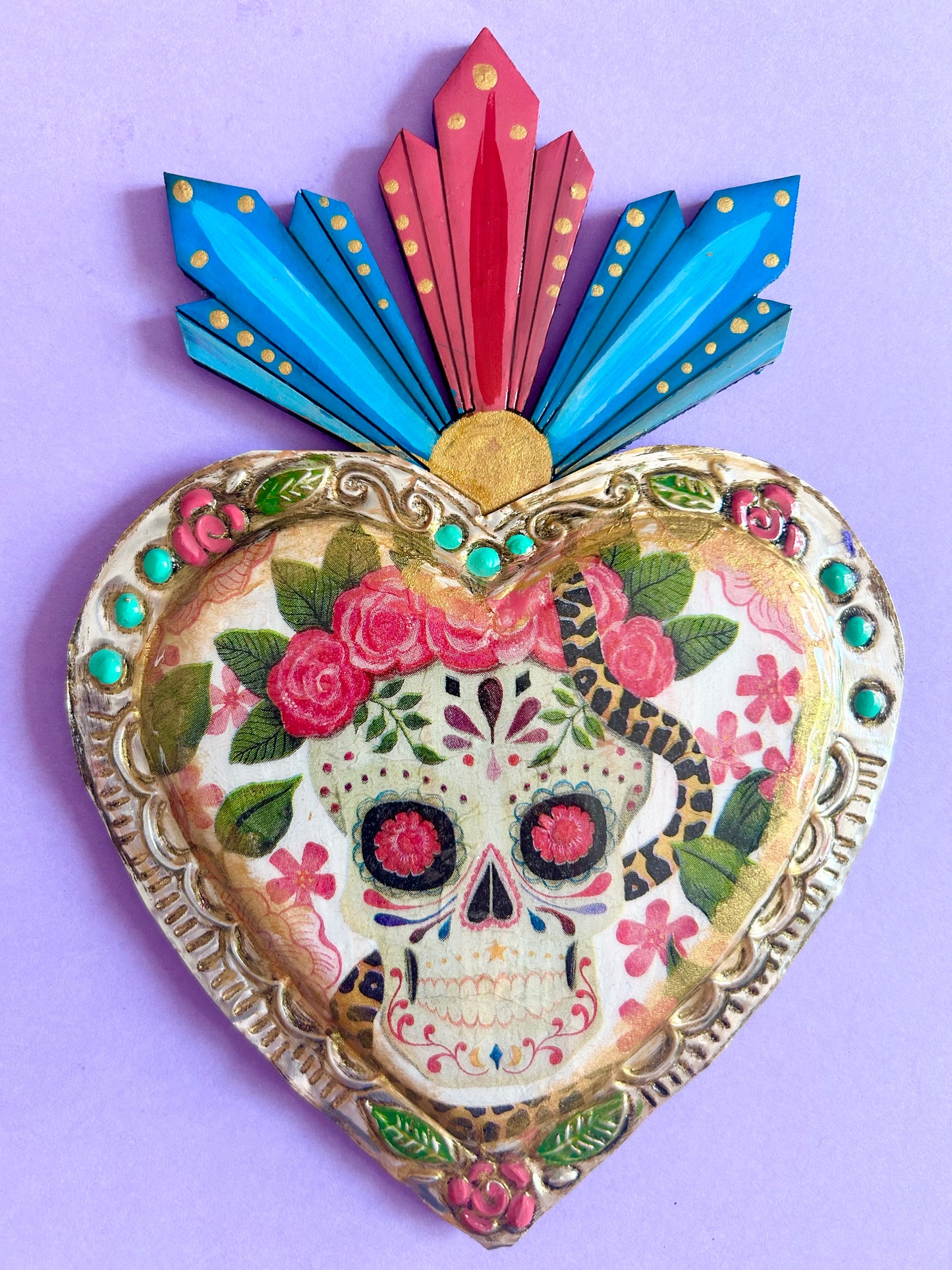 Corazón catrina