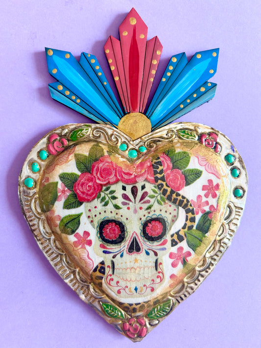 Corazón catrina