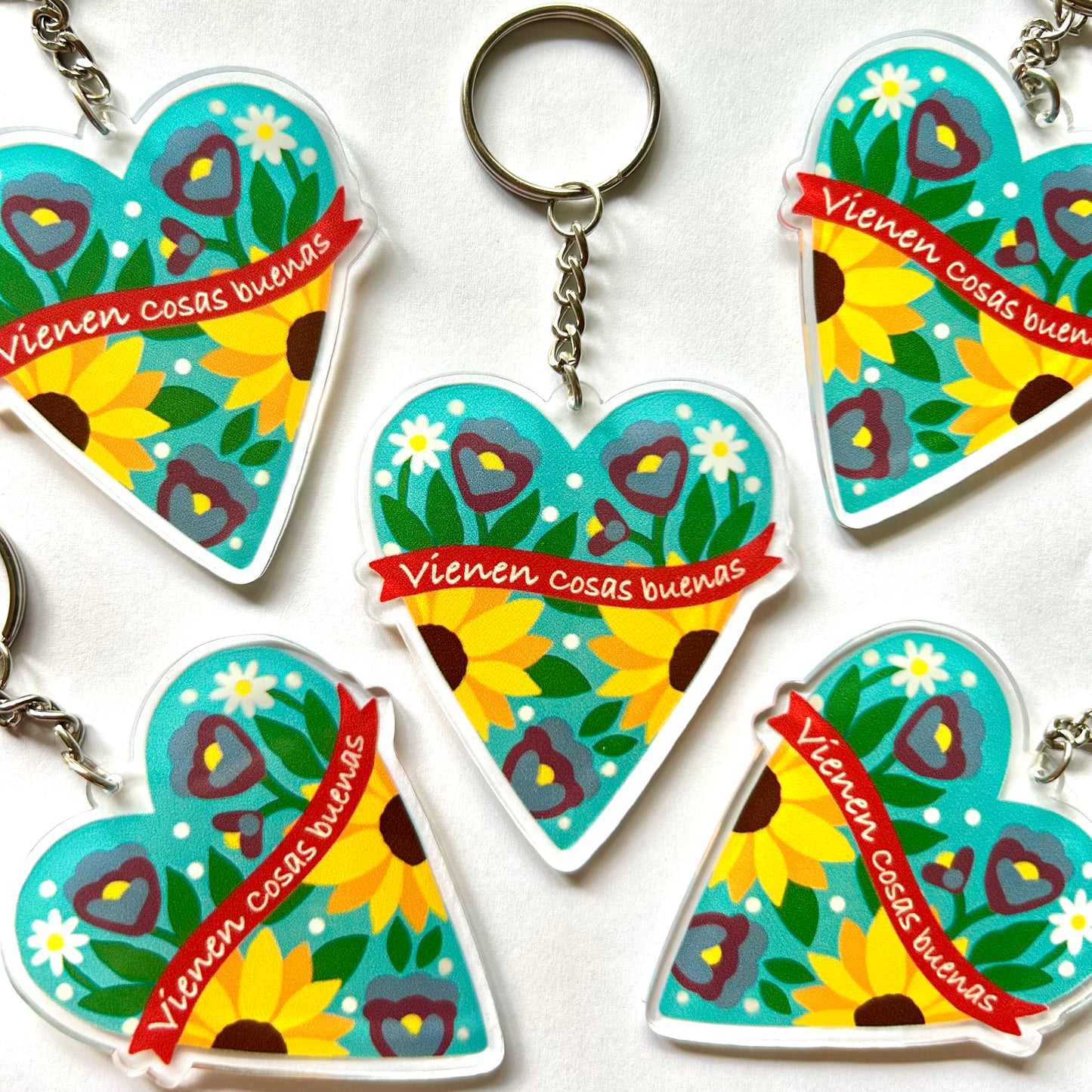 Llavero-Vienen cosas buenas