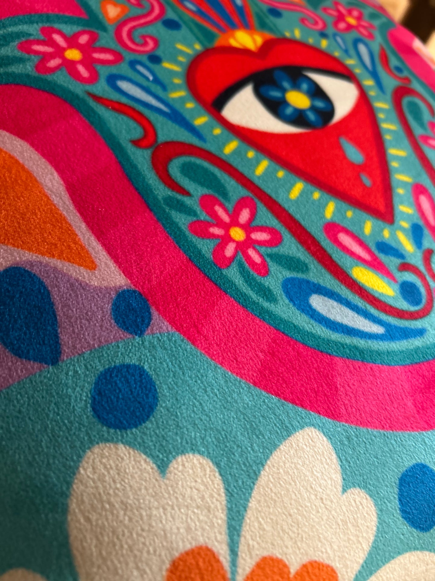 Funda cojín- Mano de Fátima