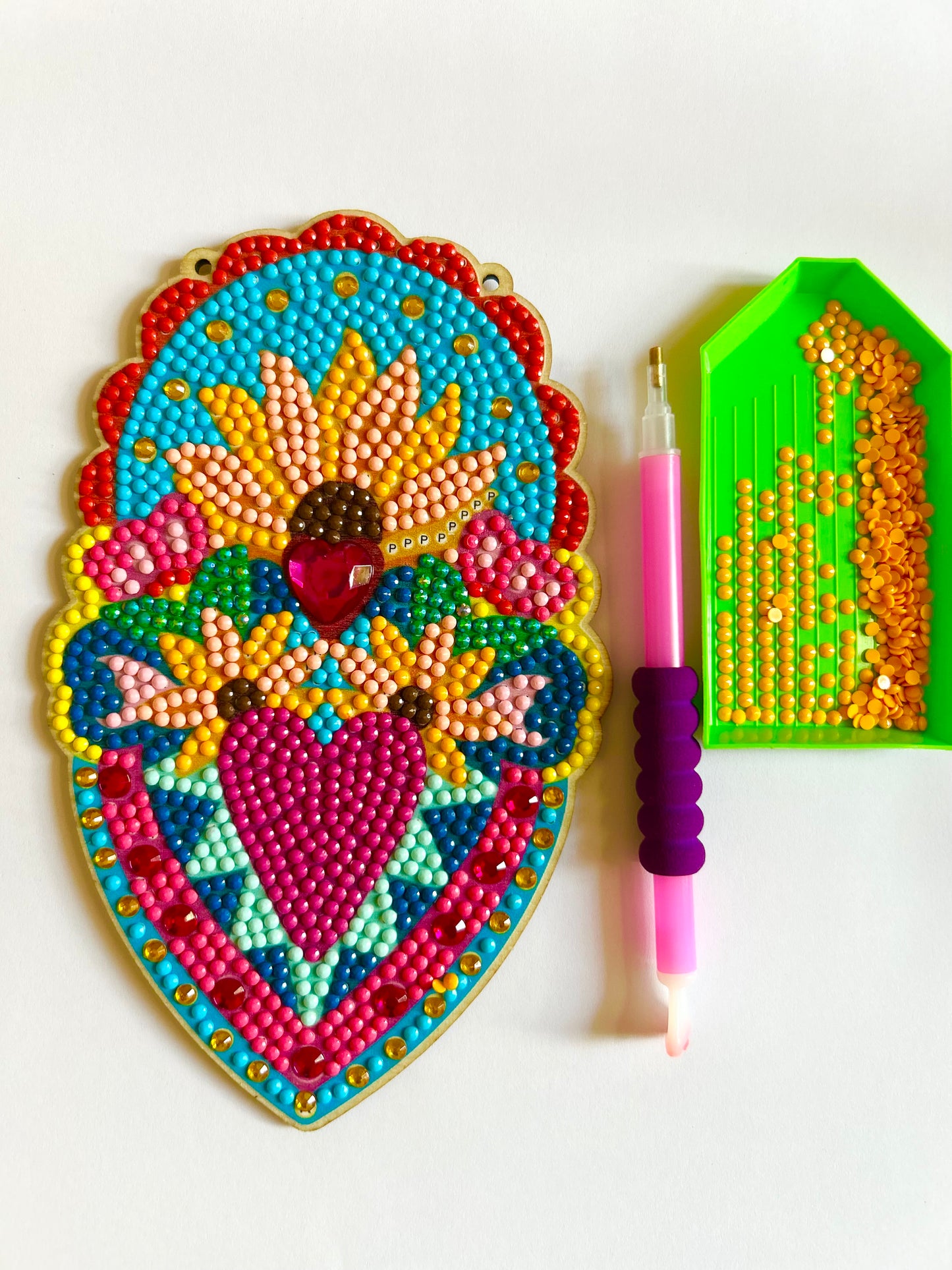 Pinta con diamantes-Trilogia corazones mate