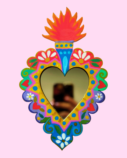 Espejo corazón- Colores
