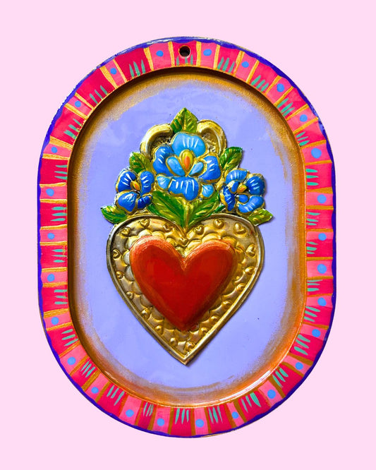 Corazón Lula azules