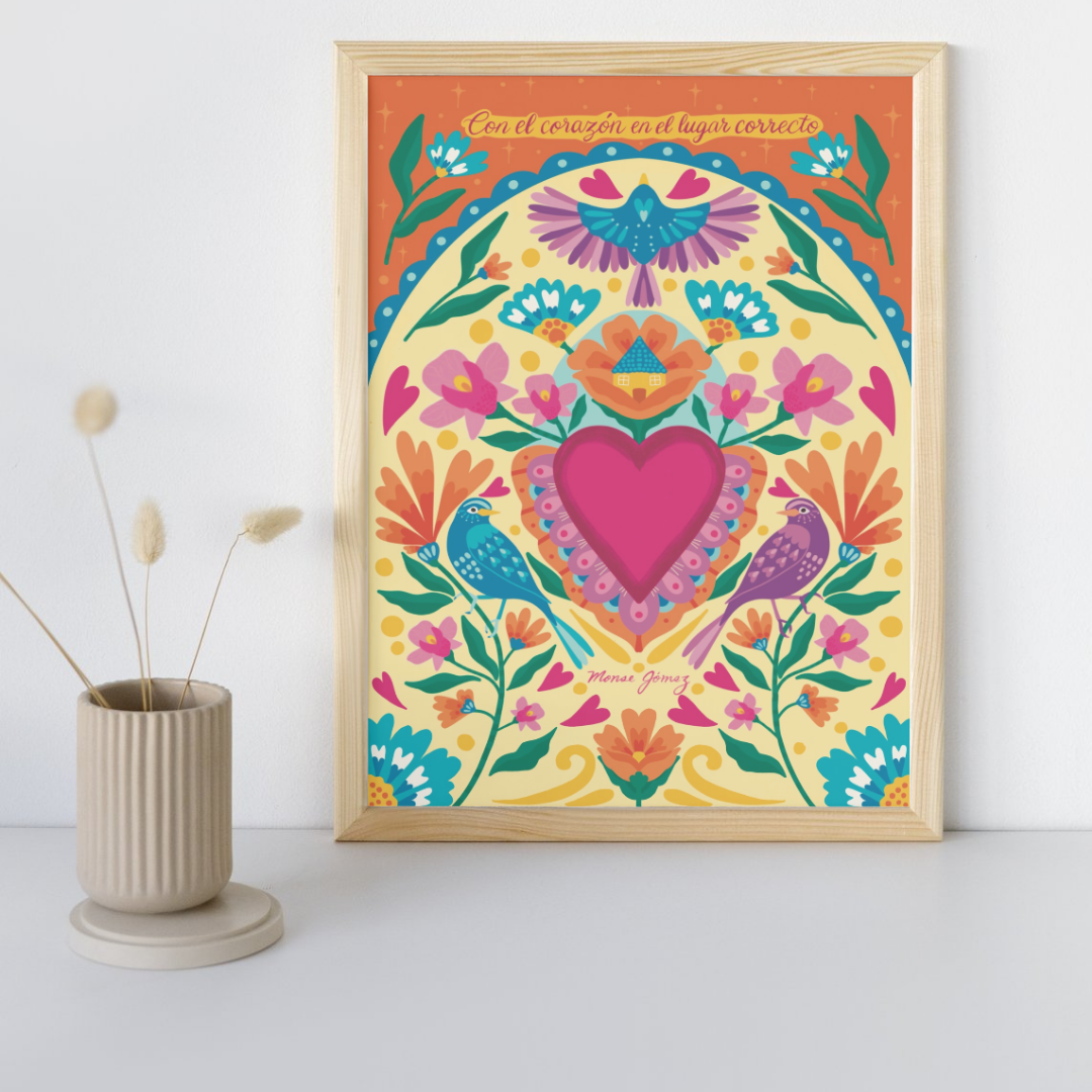 Print-Con el corazón en el lugar correcto II