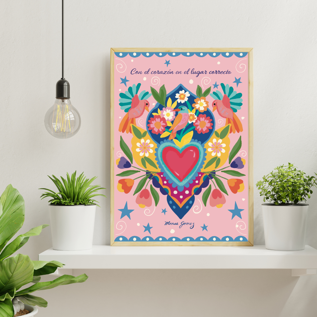 Print-Con el corazón en el lugar correcto I