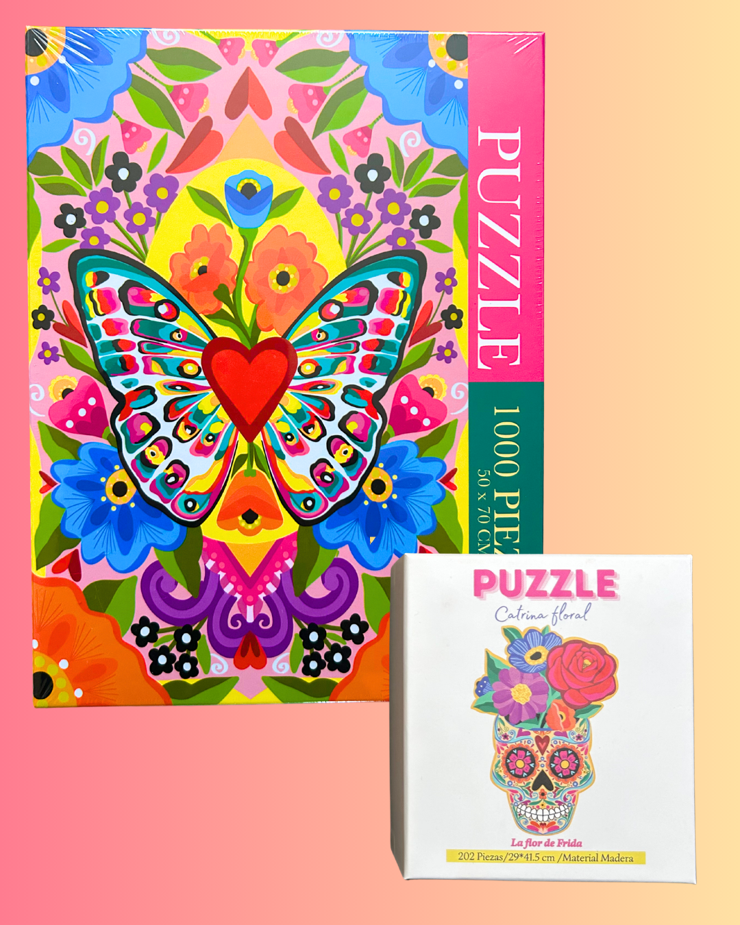 PROMO puzzle 1000 piezas+puzzle de madera