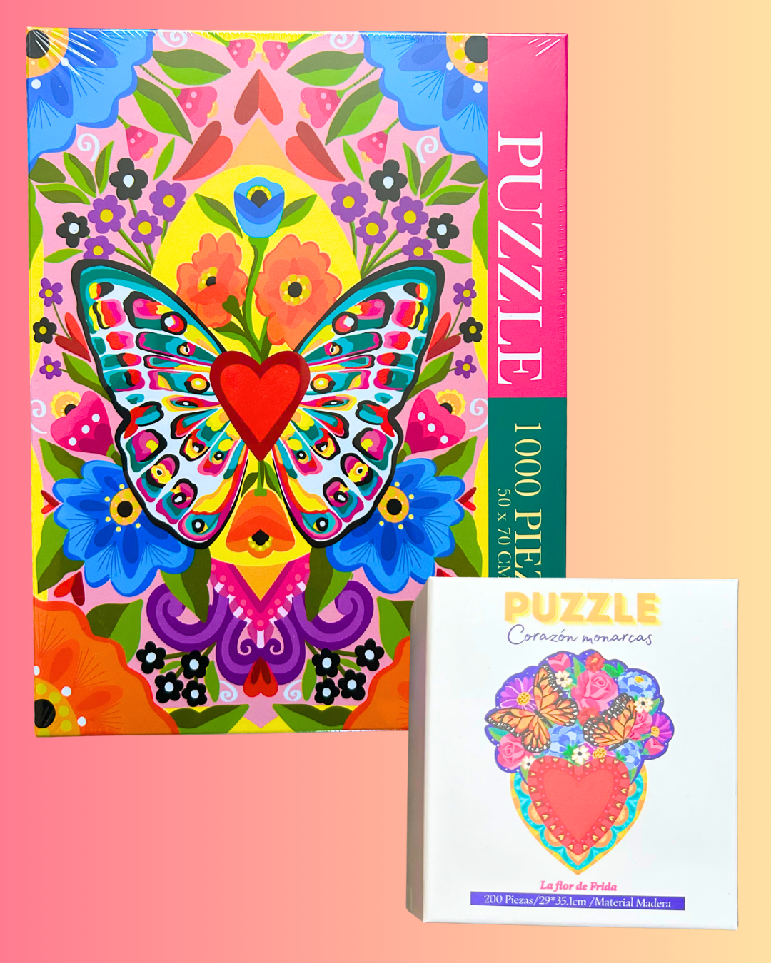 PROMO puzzle 1000 piezas+puzzle de madera