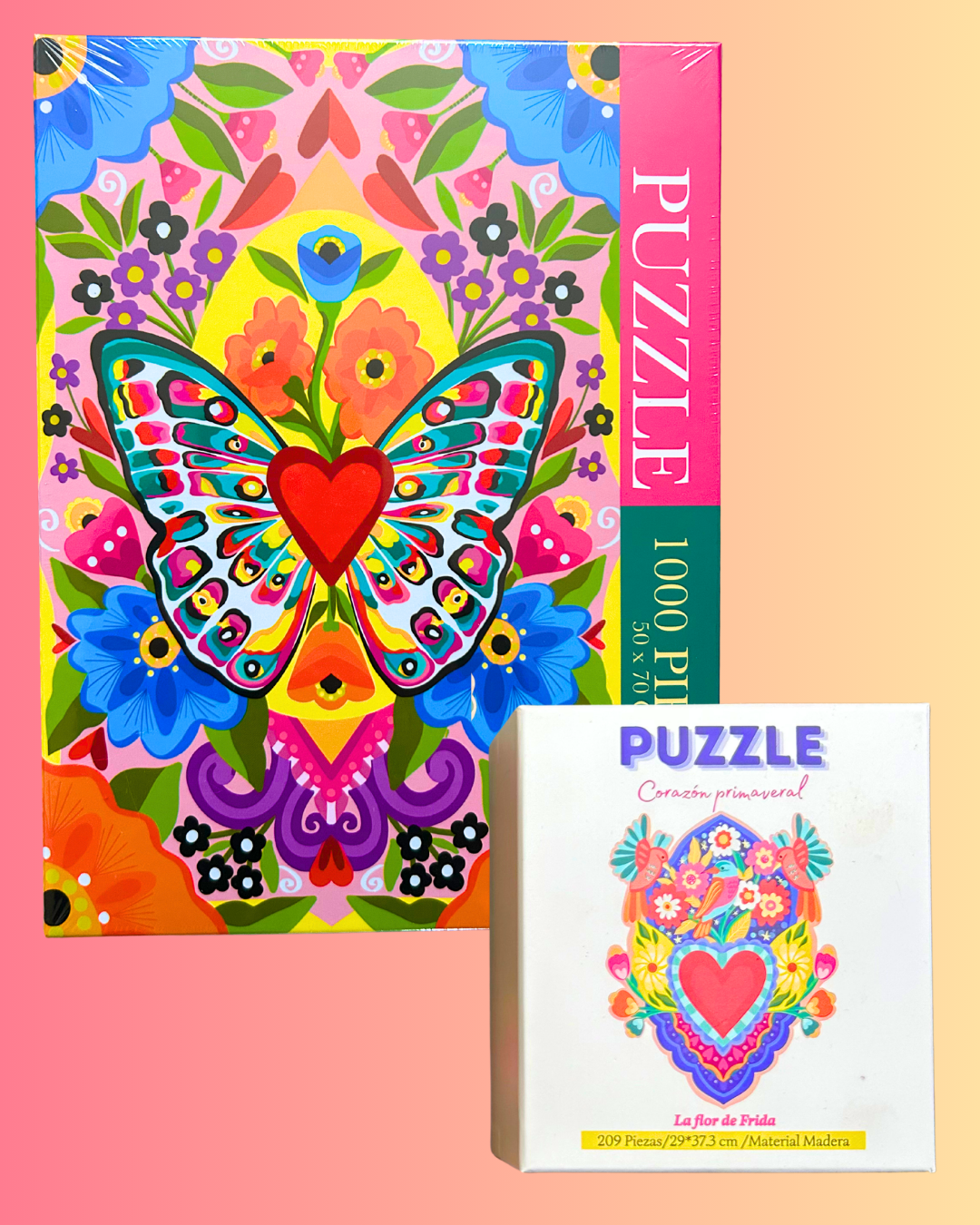 PROMO puzzle 1000 piezas+puzzle de madera
