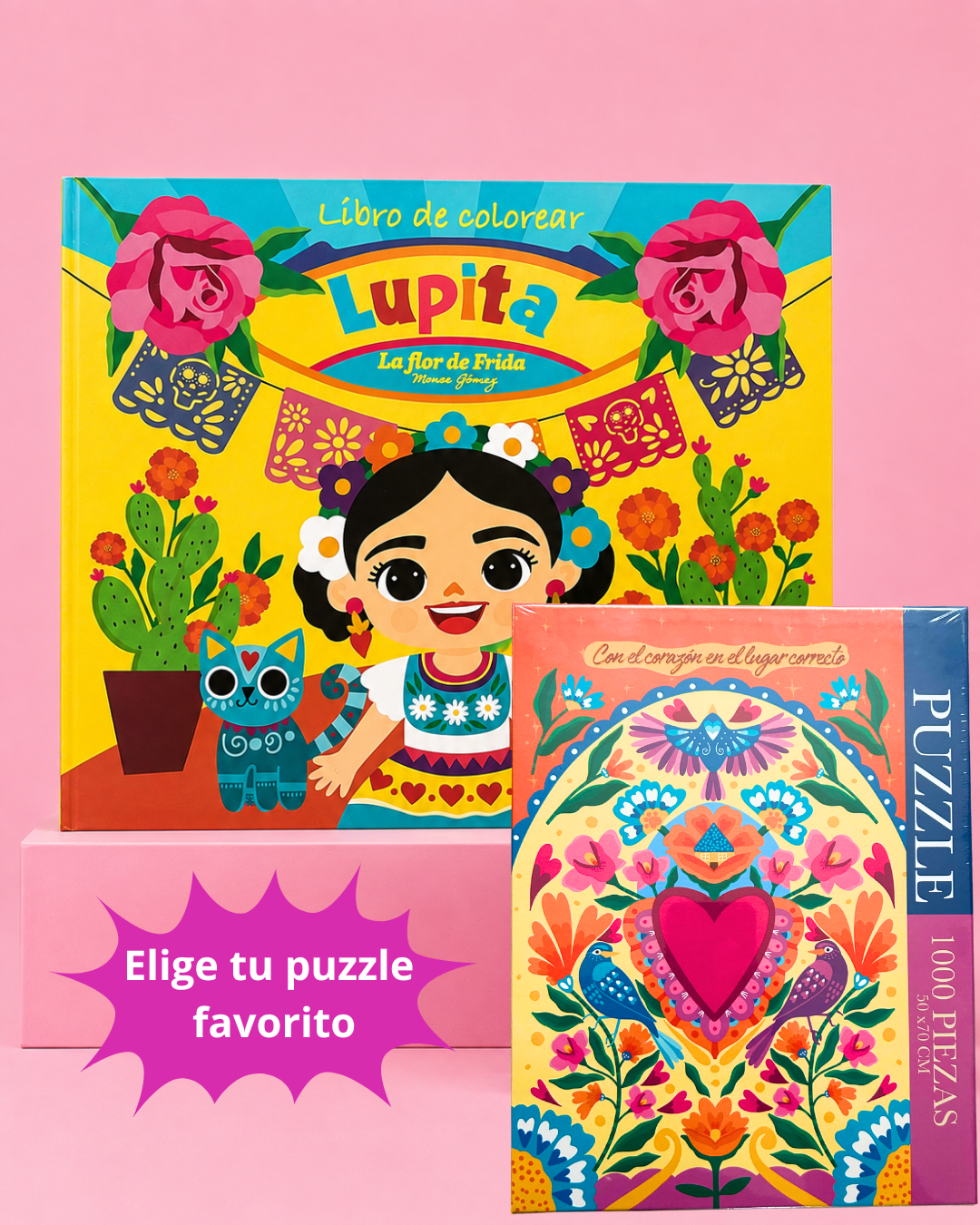 PROMO libro de colorear + Puzzle de 1000 piezas