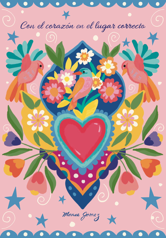 Print-Con el corazón en el lugar correcto I