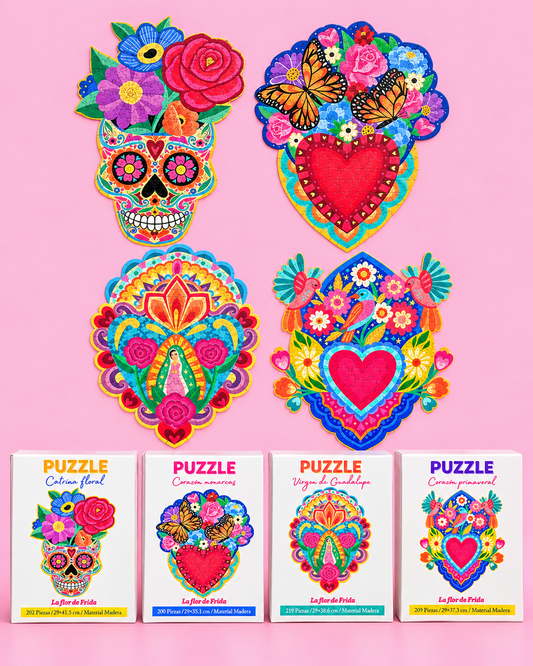 Colección completa puzzles madera
