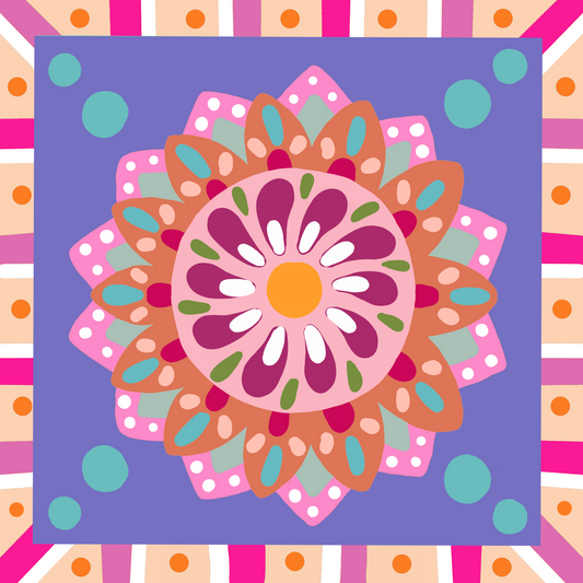 Pinta con diamantes ✨KIT PLUS ✨- Mandala flor - La flor de Frida Default Title La flor de Frida